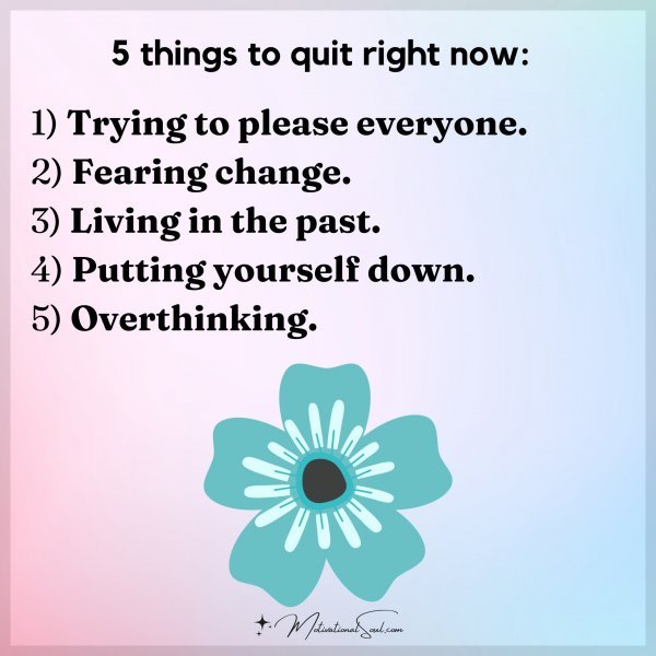 5 things to