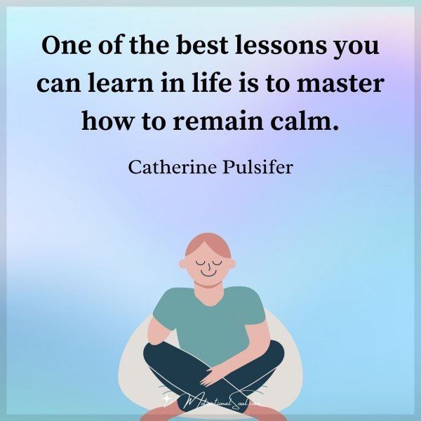 Quote: One
of the best
lessons you can
learn in life is to