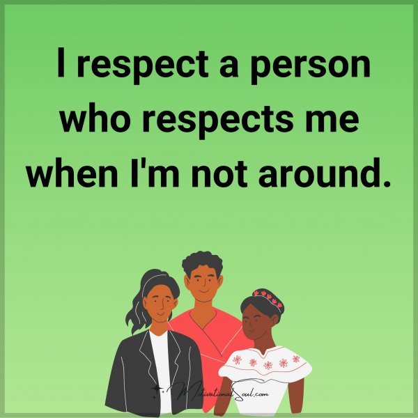 l respect a