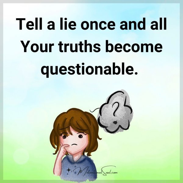 Tell a lie