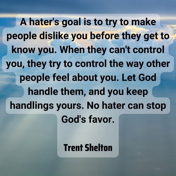 A hater's goal