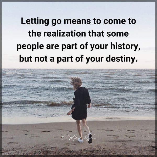 Letting go