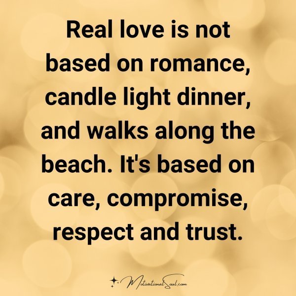 Real love is not