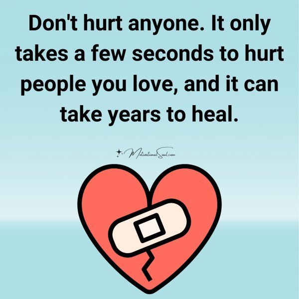 Don't hurt