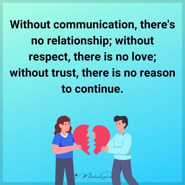 Without communication