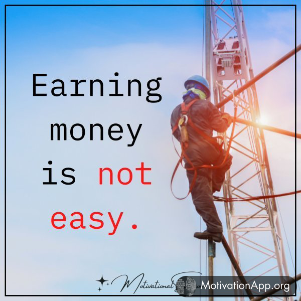 Earning money