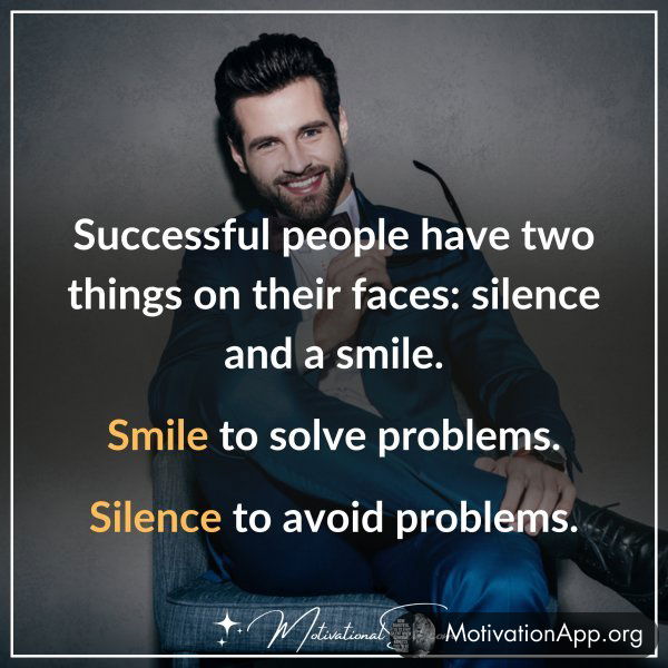 Successful people have