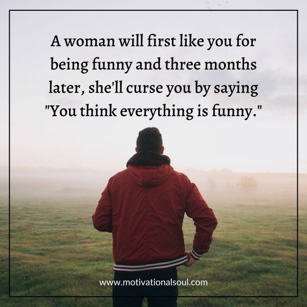 A woman will first like