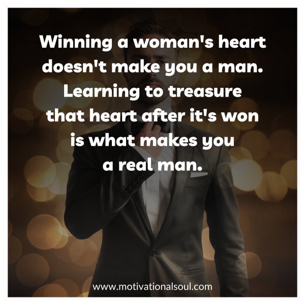 Winning a woman's heart