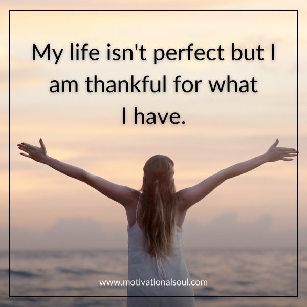 MY LIFE ISN'T PERFECT