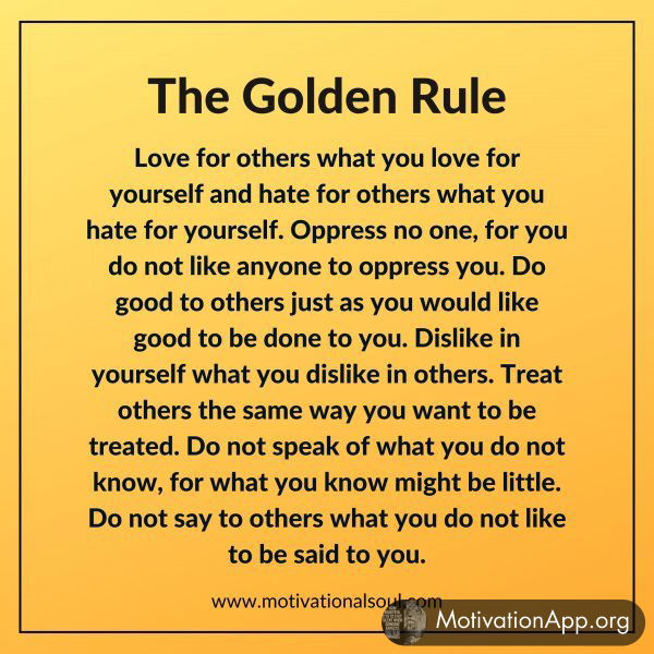 The Golden Rule