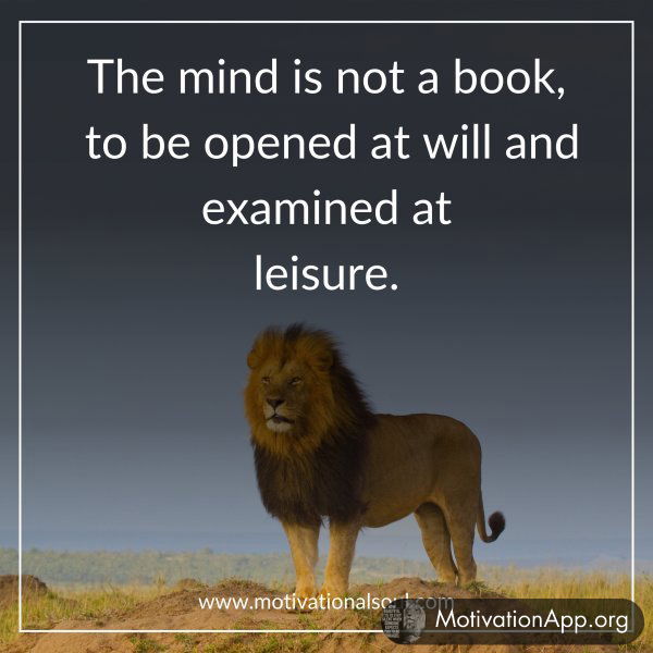 The mind is not a book