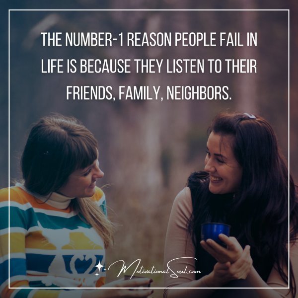 THE NUMBER-1 REASON PEOPLE FAIL