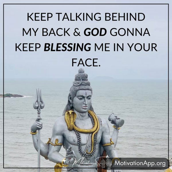 KEEP TALKING BEHIND