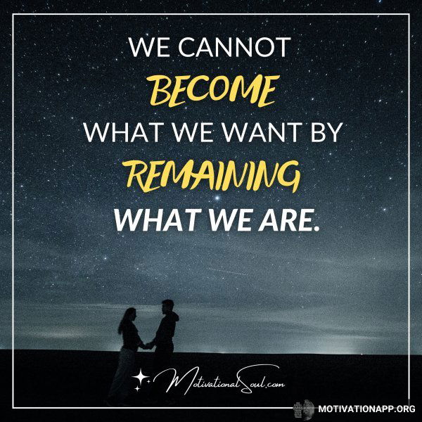 WE CANNOT BECOME