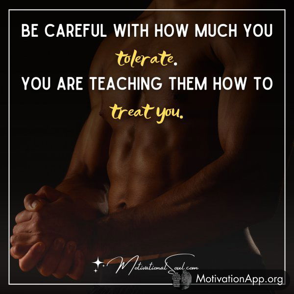 Be careful with