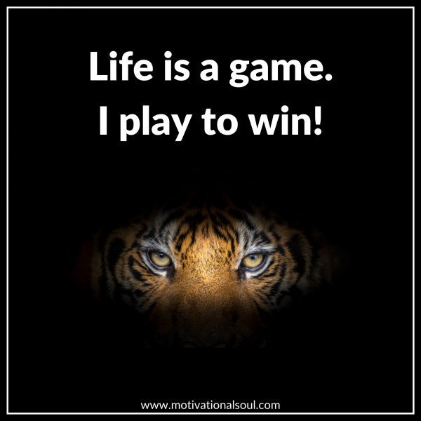 Quote: LIFE IS A GAME
I PLAY TO WIN!