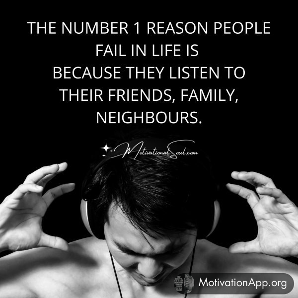 THE NUMBER 1 REASON PEOPLE FAIL