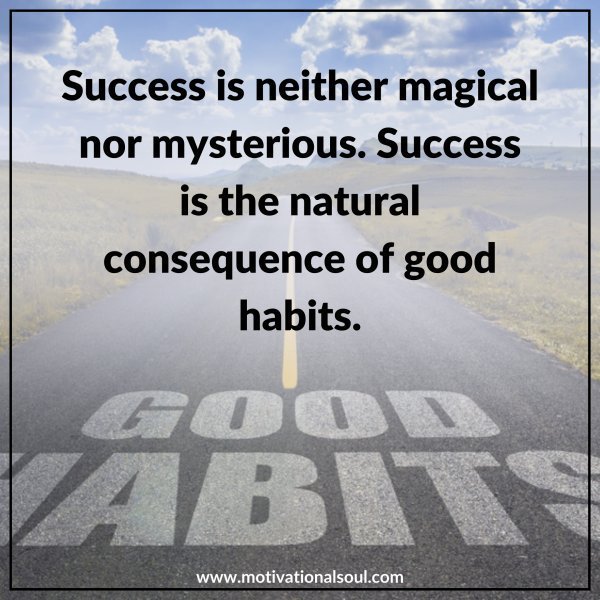 Success is neither