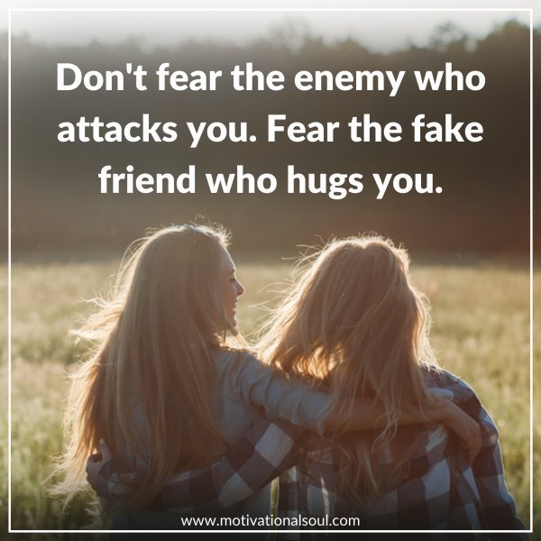 DON'T FEAR THE ENEMY