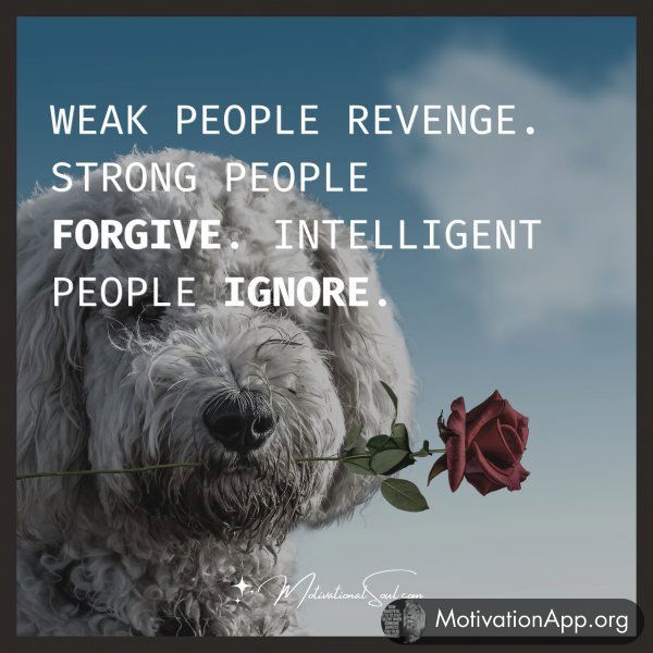 WEAK PEOPLE REVENGE.