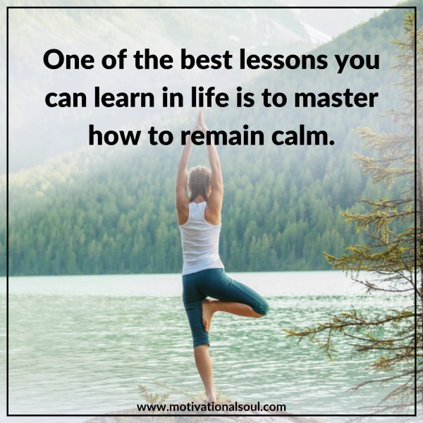 Quote: ONE OF THE BEST LESSONS
YOU CAN LEARN IN LIFE IS
TO