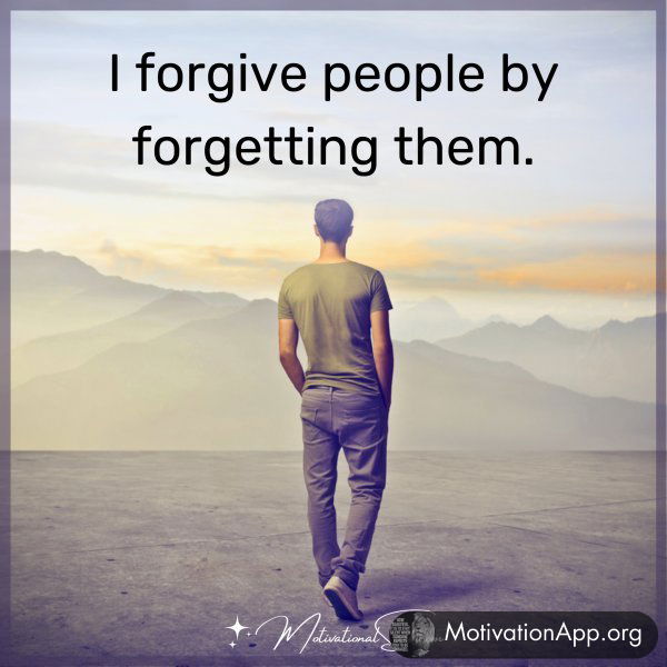 I FORGIVE