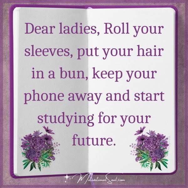 Quote: DEAR LADIES.
ROLL YOUR SLEEVES,
PUT YOUR HAIR IN BUN,