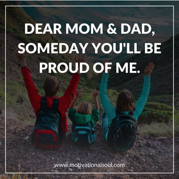 Dear Mom & Dad