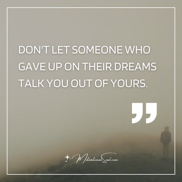 DON'T LET SOMEONE WHO