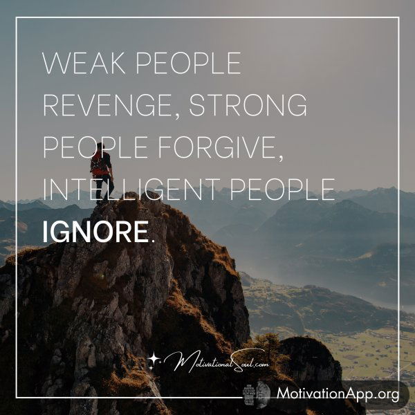 WEAK PEOPLE REVENGE