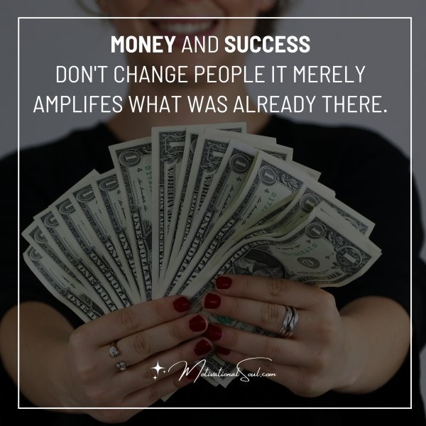 MONEY AND SUCCESS