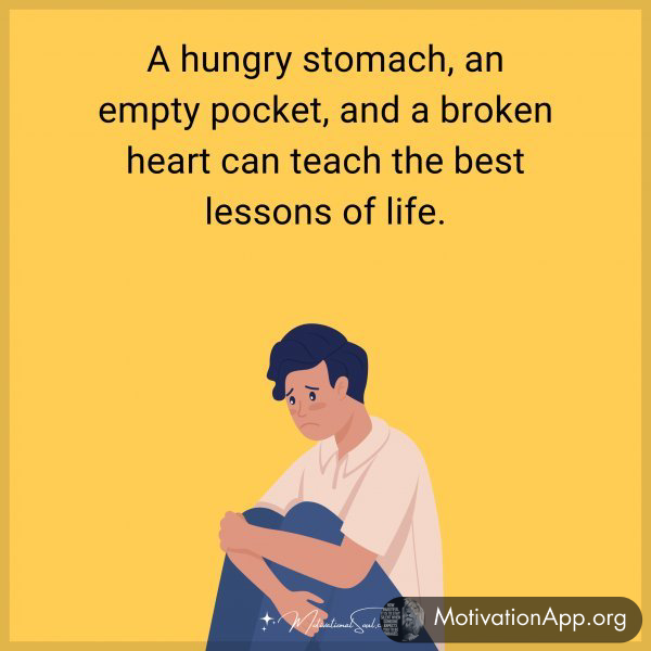 A hungry stomach