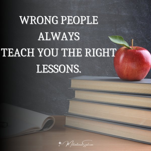 WRONG PEOPLE ALWAYS