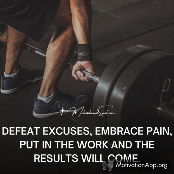 DEFEAT EXCUSES