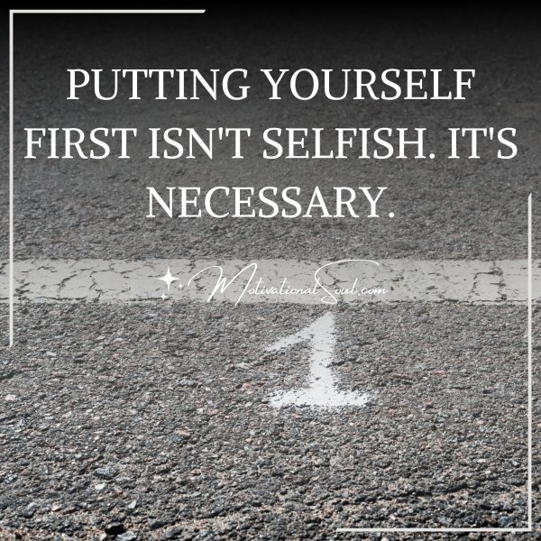 PUTTING YOURSELF