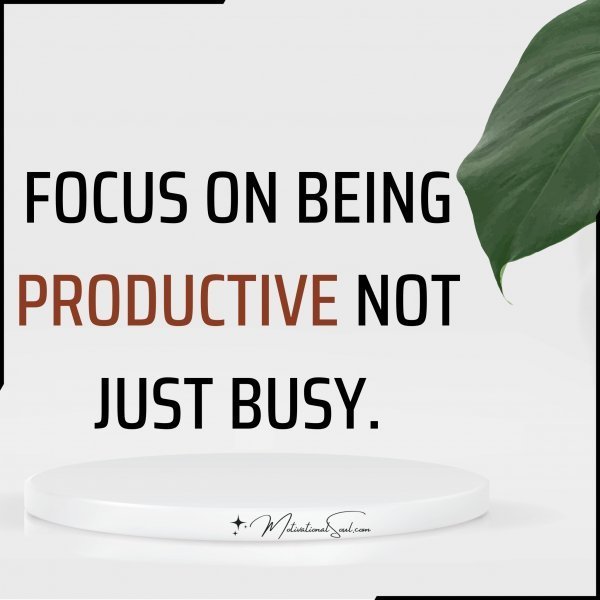 FOCUS ON BEING