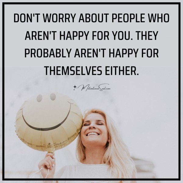 DON'T WORRY ABOUT PEOPLE