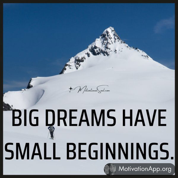 BIG DREAMS HAVE