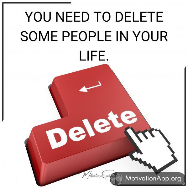 YOU NEED TO DELETE SOME