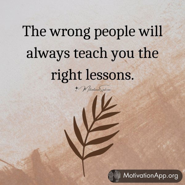 THE WRONG PEOPLE WILL