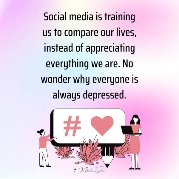 Social media is training