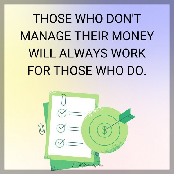 THOSE WHO DON'T MANAGE