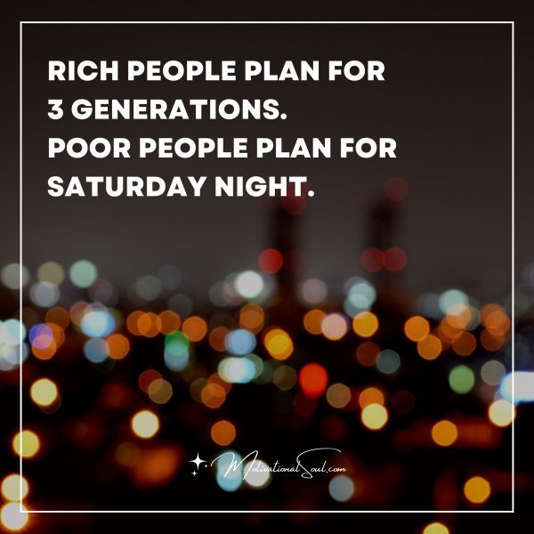 RICH PEOPLE PLAN FOR