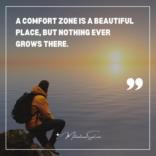 A comfort zone is a beautiful