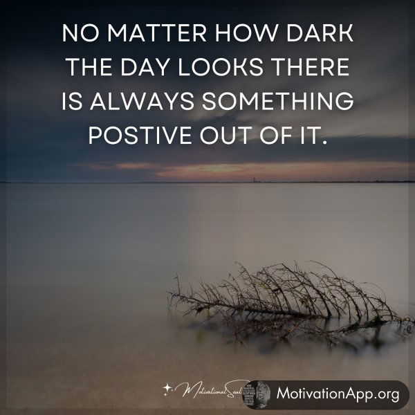 NO MATTER HOW DARK