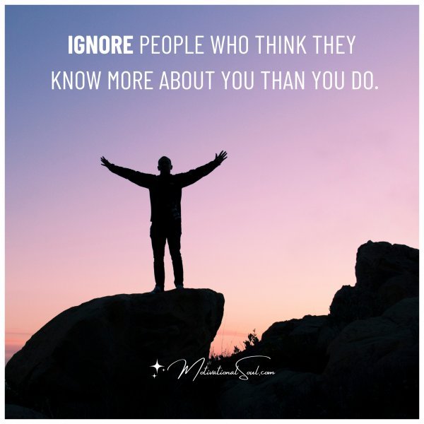 Ignore people