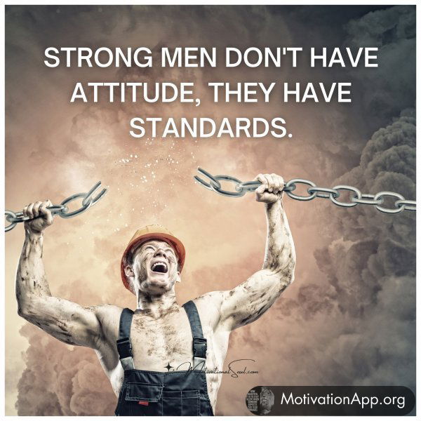 STRONG MEN DON'T