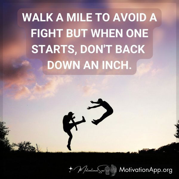 WALK A MILE TO