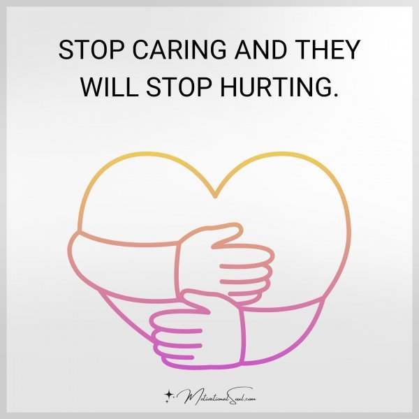 STOP CARING